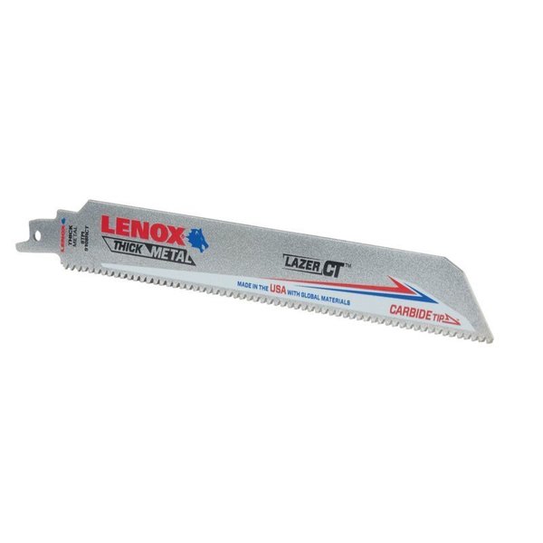 Irwin Lenox Lazer CT 9 in. Carbide Tipped Reciprocating Saw Blade 8 TPI 1 pc 2014224